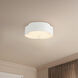 Alora Mood Adella 3 Light 14.13 inch Antique White Flush Mount Ceiling Light