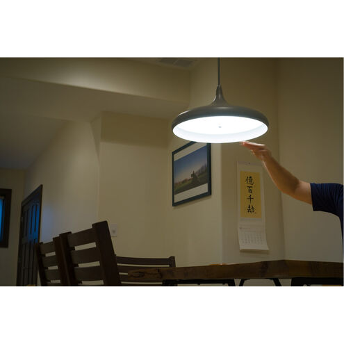 Bacio LED 21 inch Taupe Sensor Pendant Ceiling Light