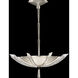Vol de Cristal 3 Light 28 inch Silver Pendant Ceiling Light