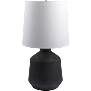 Heuvelton 23.5 inch 100 watt Black Accent Table Lamp Portable Light