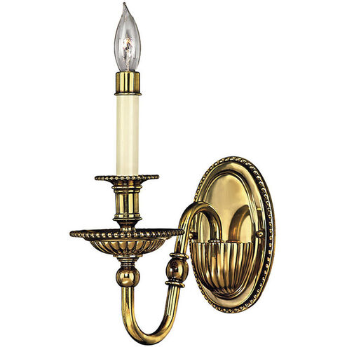 Cambridge LED 5 inch Burnished Brass Indoor Wall Sconce Wall Light