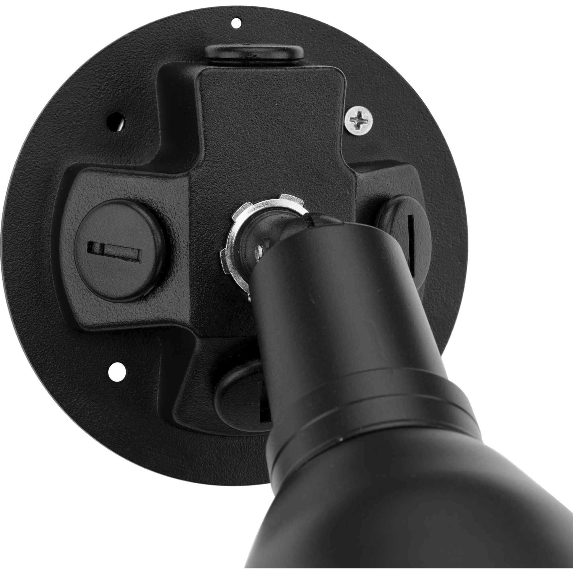 Par Lampholder Outdoor Adjustable Swivel Flood Light in Black