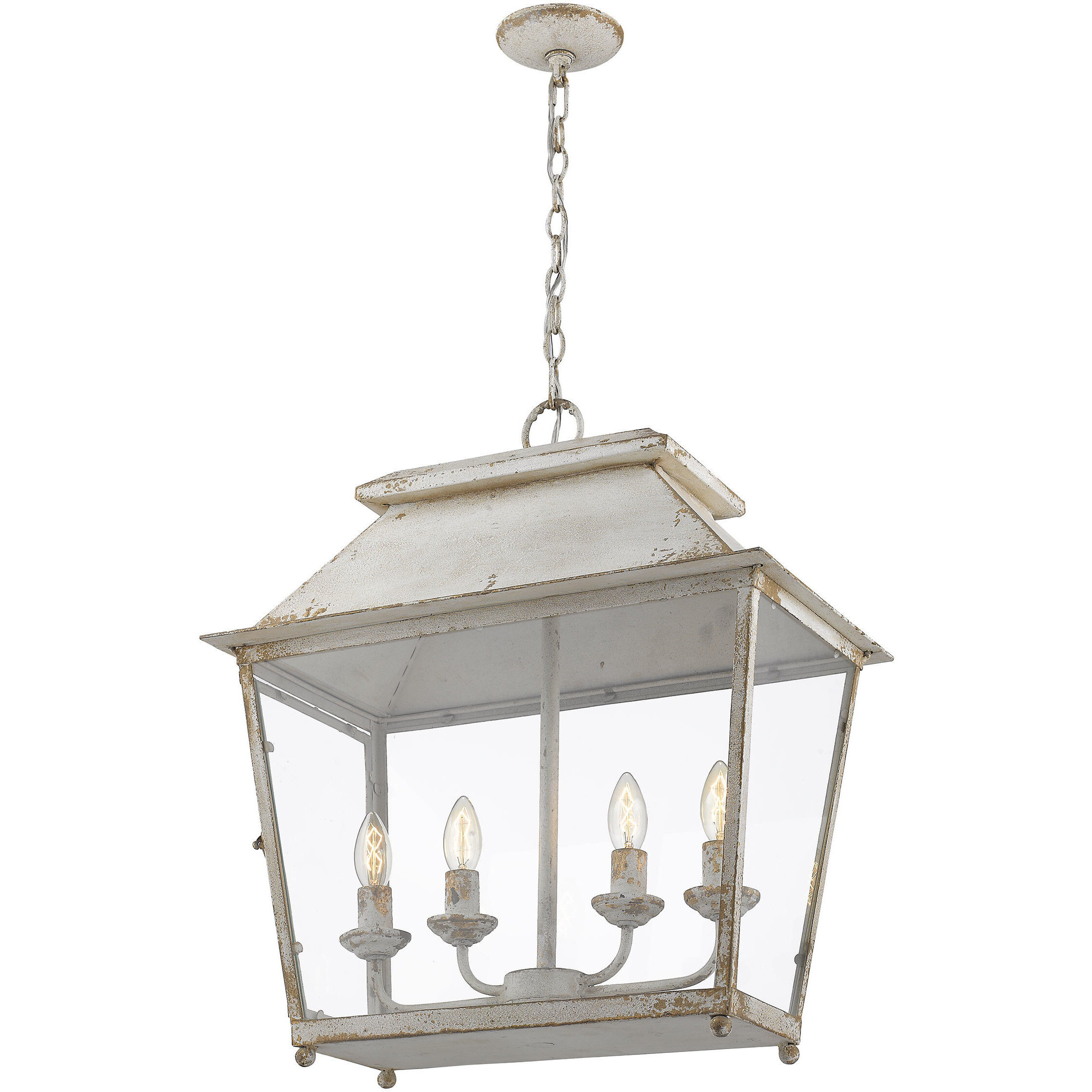 Abingdon Pendant Ceiling Light in Antique Ivory