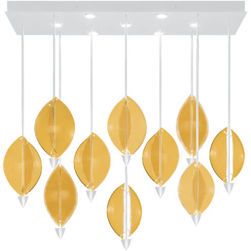 Embark 17 Light 59 inch White Pendant Ceiling Light