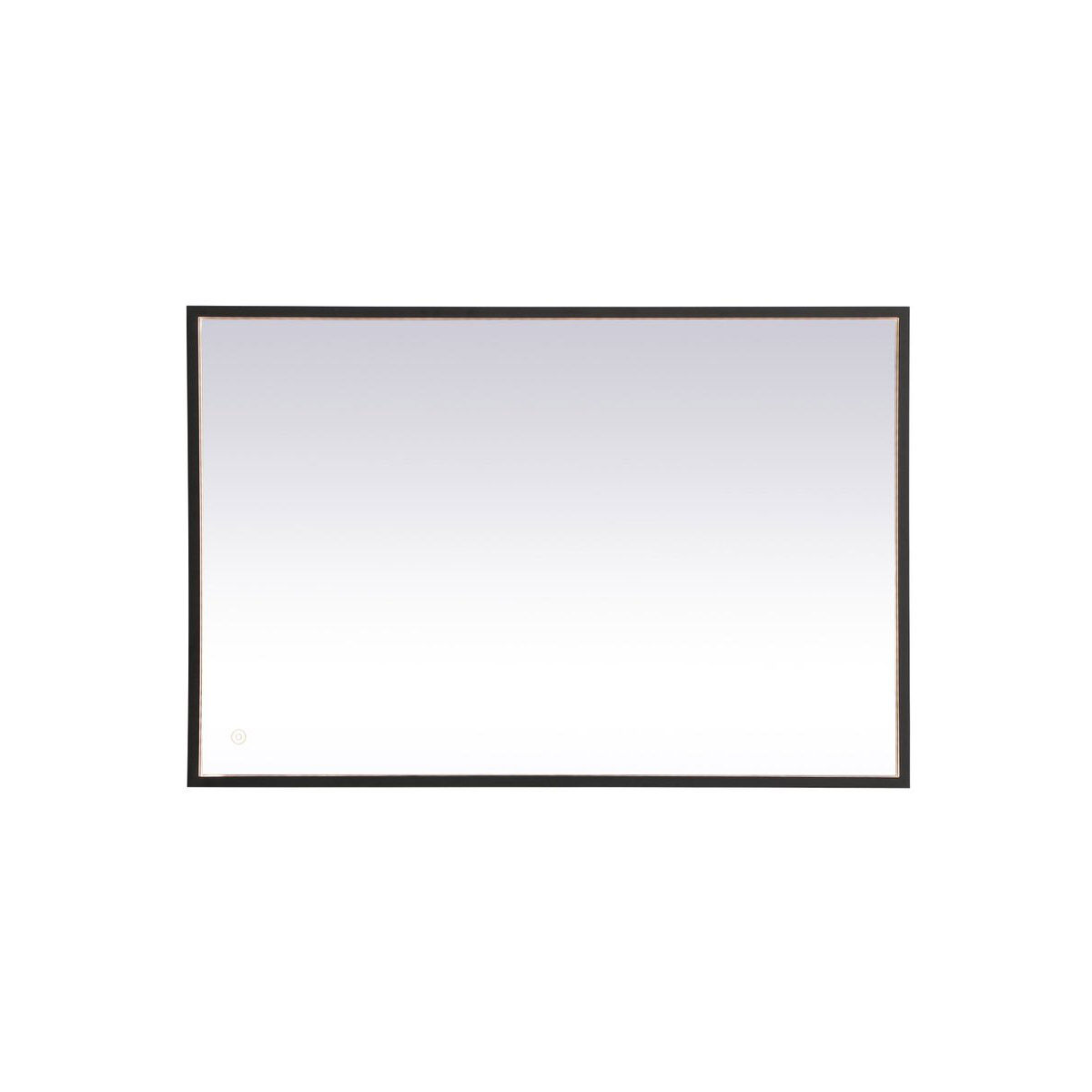 Pier 30 X 27 inch Black LED Mirror