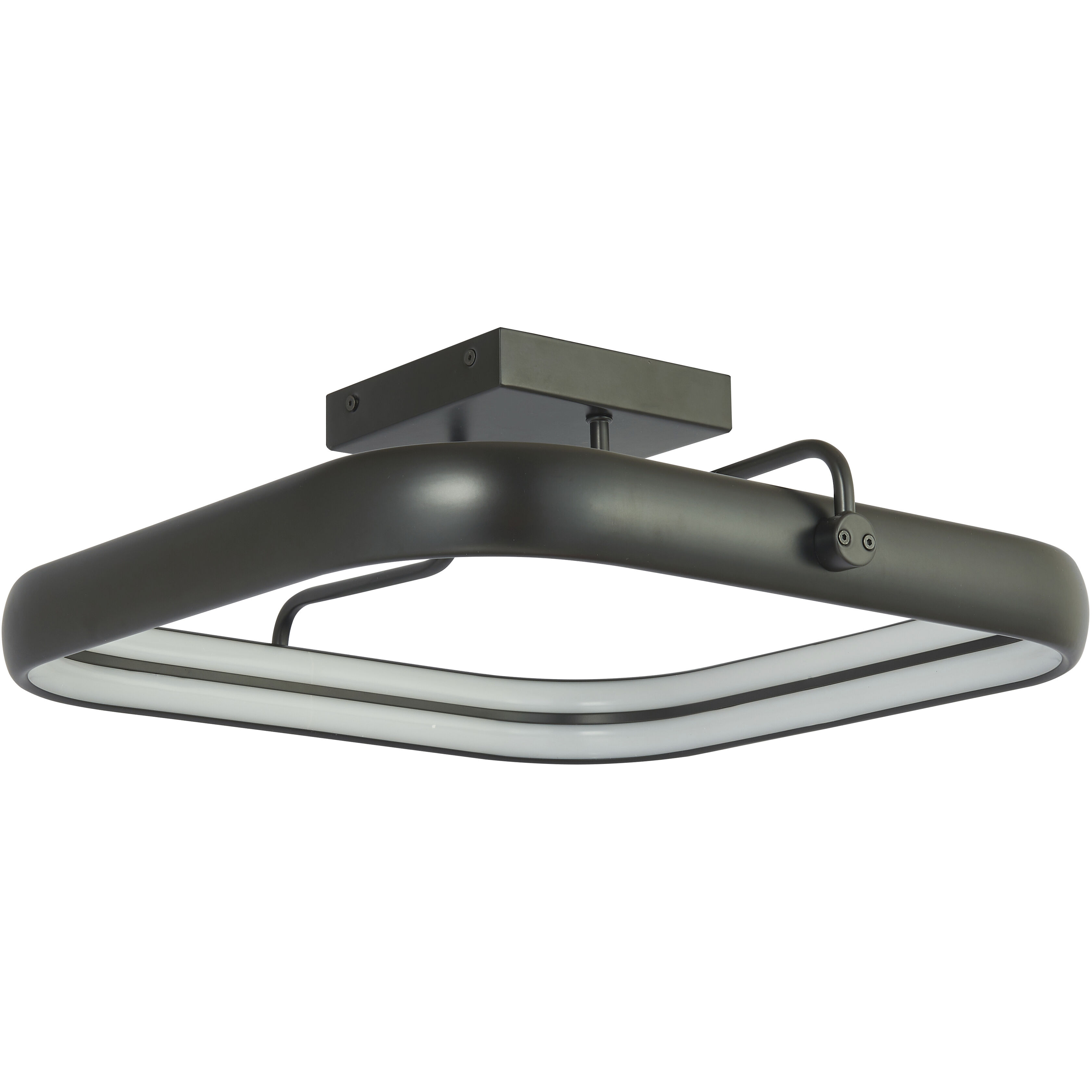 Rave LED 18 inch Matte Black Flush Mount Ceiling Light