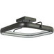 Rave LED 18 inch Matte Black Flush Mount Ceiling Light