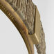 Chapman & Myers Kayden LED 40.75 inch Antique-Burnished Brass and Natural Abaca Ring Chandelier Ceiling Light