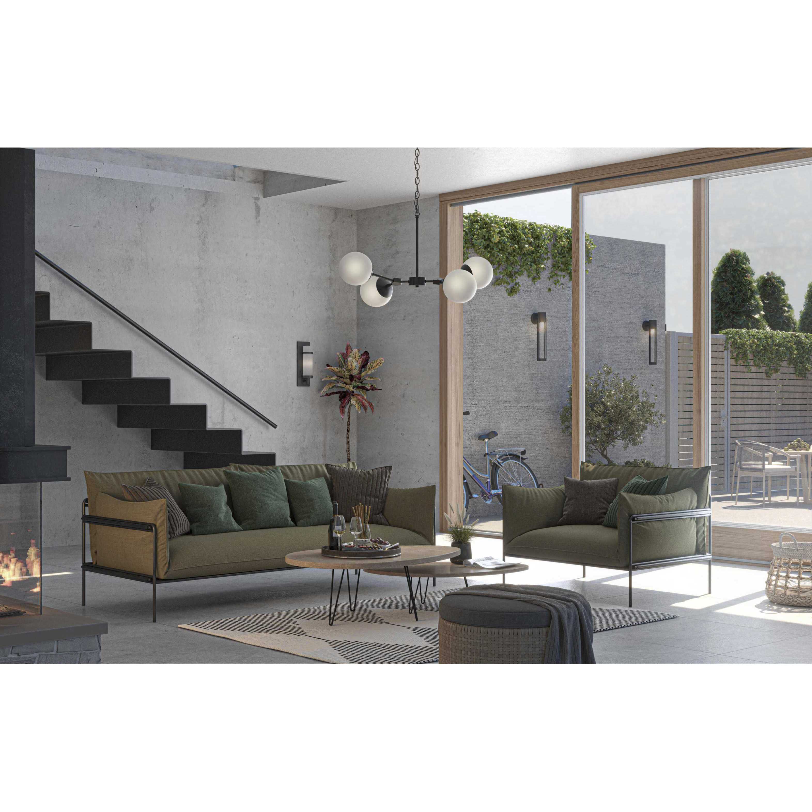 Hartwick 1 Light 5 inch Matte Black ADA Wall Sconce Wall Light