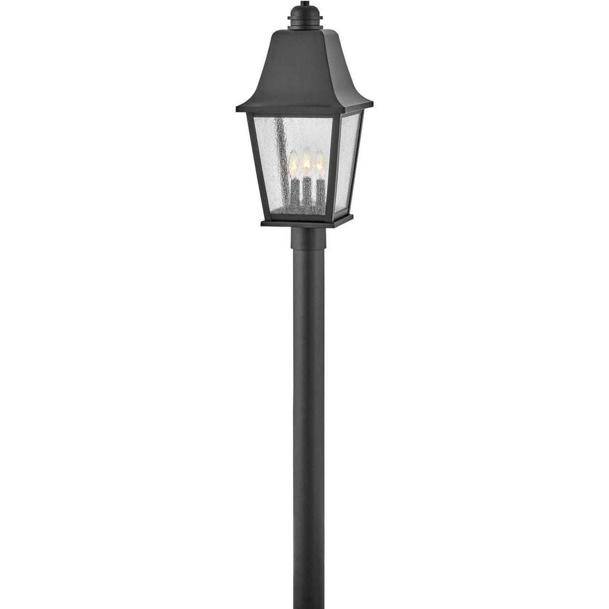 Heritage Kingston 22.5 inch Black Outdoor Post Mount Lantern