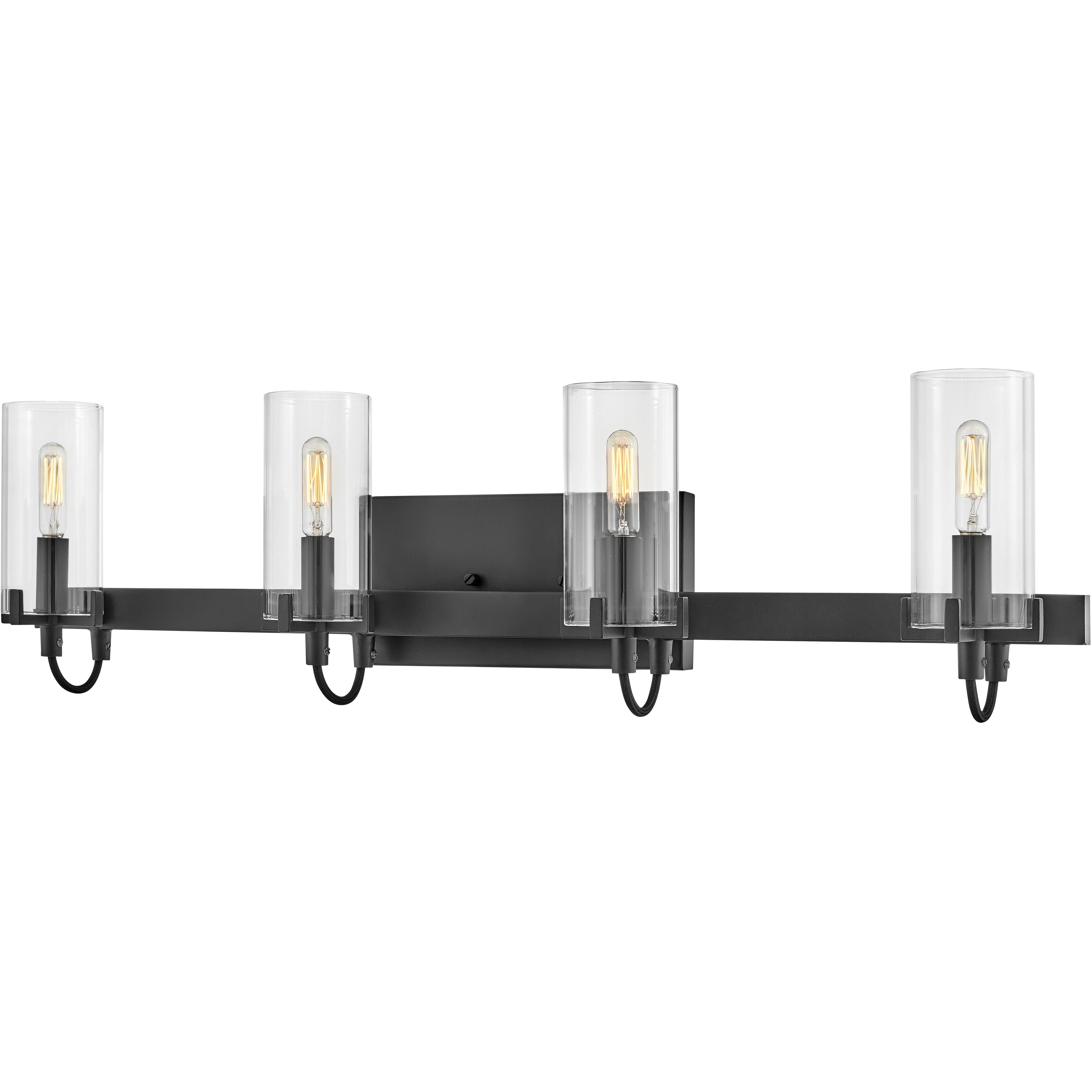 Ryden 30 inch Black Vanity Light Wall Light