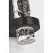 Marie Flanigan Theron LED 3.25 inch Bronze and Clear Wavy Glass Linear Bath Sconce Wall Light