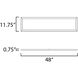 Sky - 5CCT LED 11.75 inch White Flush Mount Ceiling Light