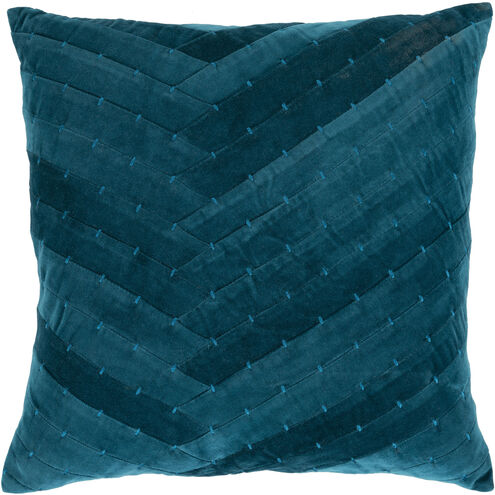 Aviana 20 X 20 inch Teal Pillow Kit, Square