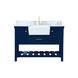 Clement 48 X 22 X 34 inch Blue Bathroom Vanity Cabinet
