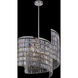 Vortice 7 Light 22 inch Polished Silver Pendant Ceiling Light