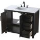 Alina 42 X 34 inch Chocolate Oak Bathroom Vanity Cabinet