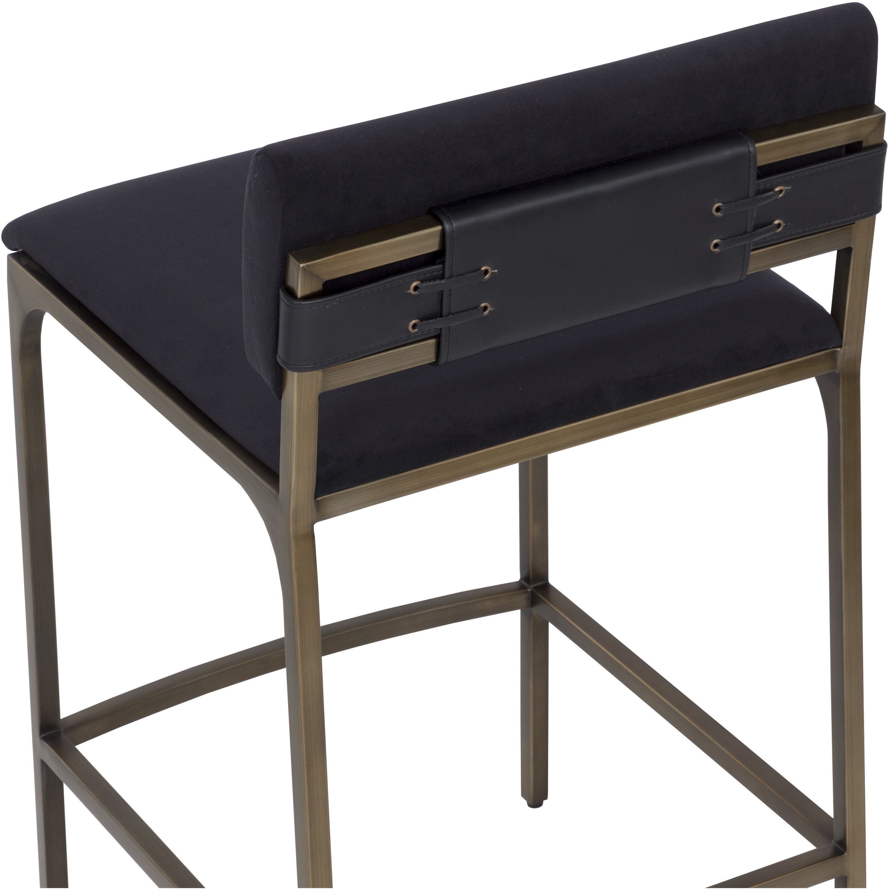 Mori 34.5 inch Abbington Black Counter Stool