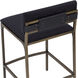 Mori 34.5 inch Abbington Black Counter Stool
