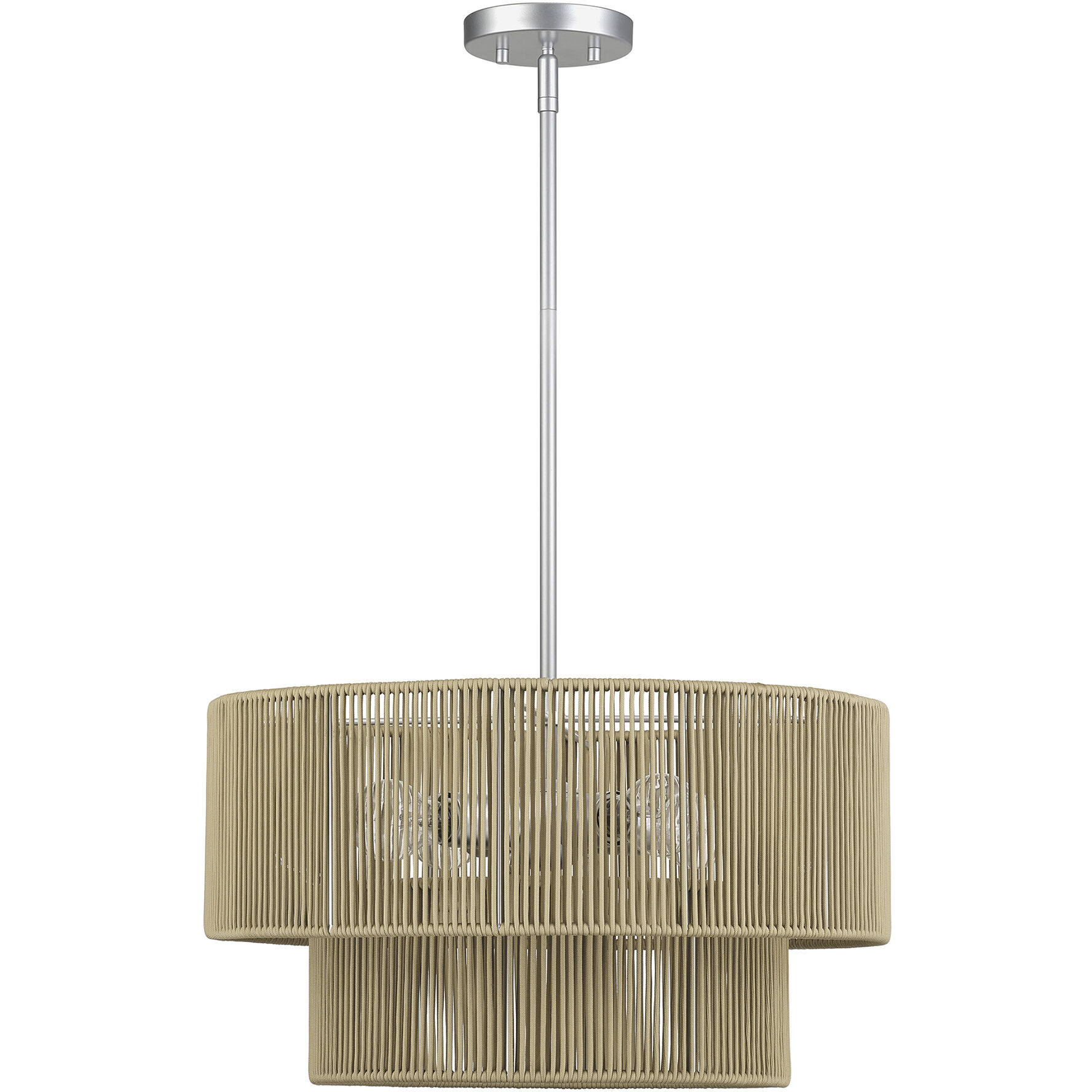 Acordia 4 Light 20 inch Painted Nickel Pendant Chandelier Ceiling Light
