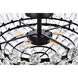 Emilia 5 Light 20 inch Black Flush Mount Ceiling Light