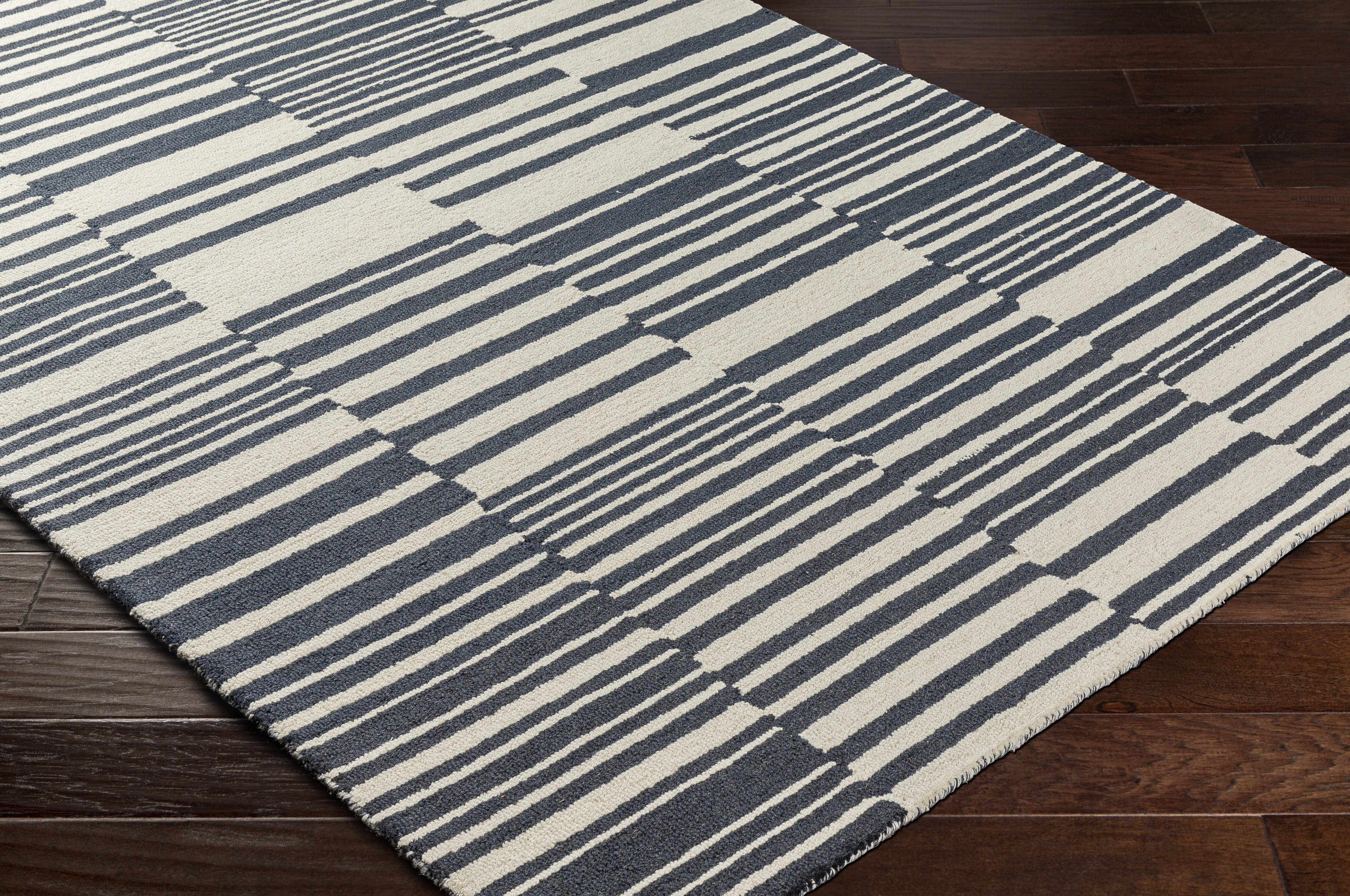 Arsenal 120 X 96 inch Black Rug in 8 x 10, Rectangle