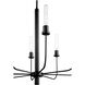 Sheridan 8 Light 29 inch Matte Black Chandelier Ceiling Light