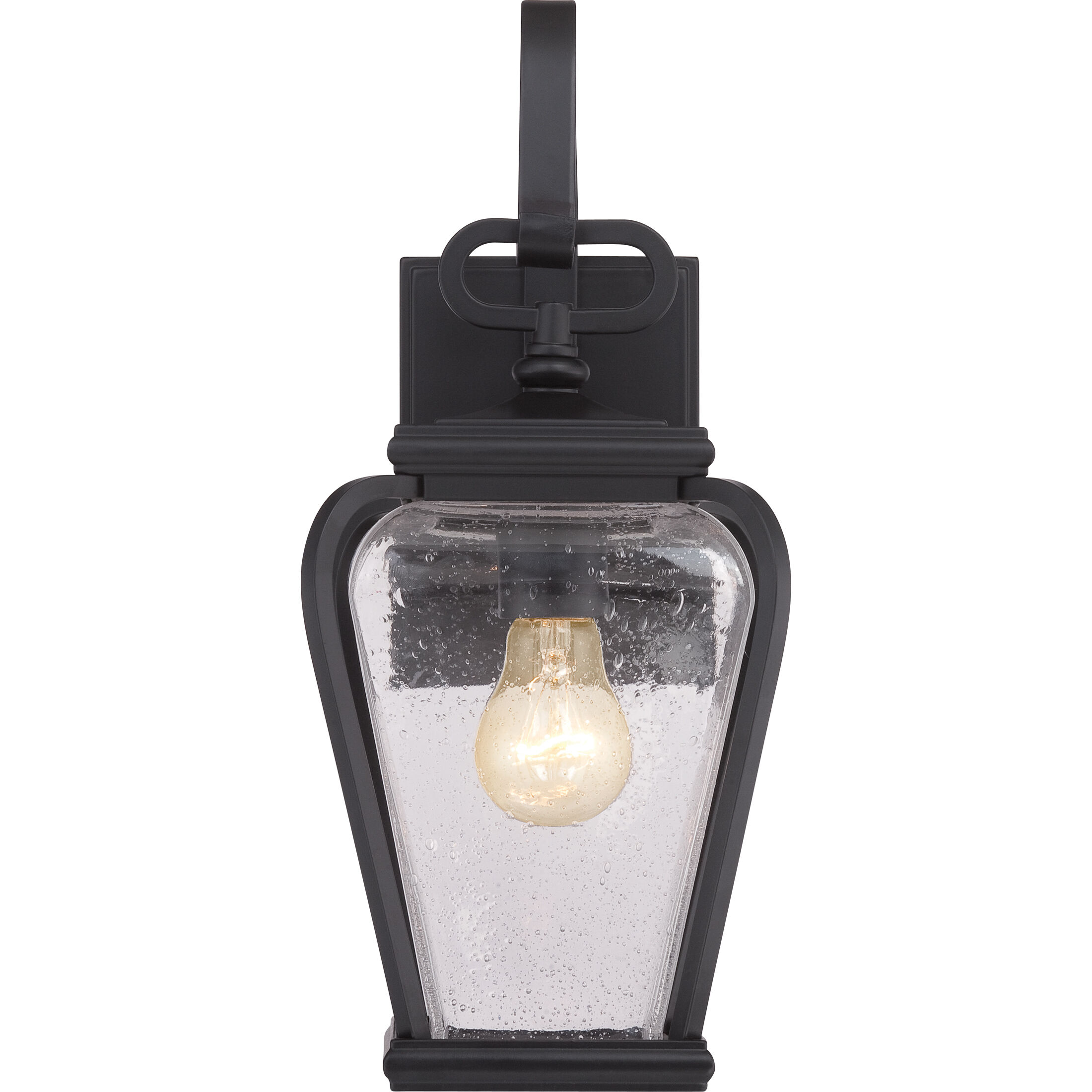 Province 1 Light 16 inch Mystic Black Outdoor Wall Lantern