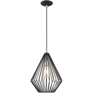 Geometric 1 Light 11.50 inch Mini Pendant