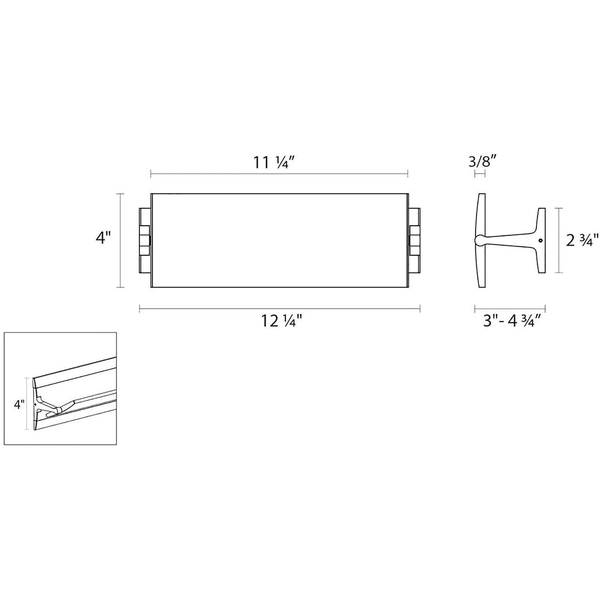 Aileron LED 12 inch Textured White Sconce Wall Light