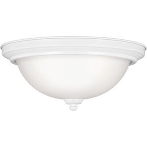 Geary 2 Light 12.5 inch White Flush Mount Ceiling Light