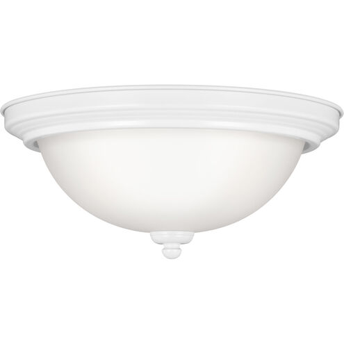 Geary 2 Light 12.5 inch White Flush Mount Ceiling Light