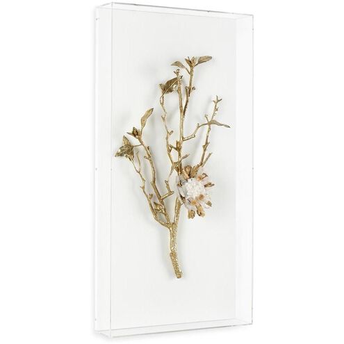 Gold Calcite Shadowbox, I