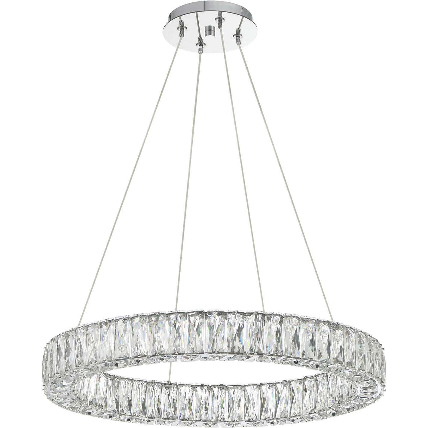 Dickinson 1 Light 24 inch Chrome Pendant Ceiling Light