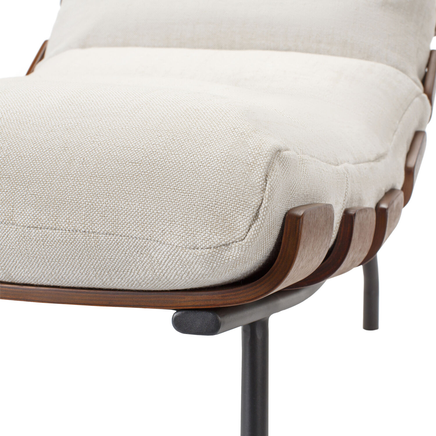 Laval Oatmeal / Black Lounger