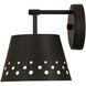 Katie 1 Light 8 inch Matte Black Wall Sconce Wall Light