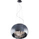 Sense 6 Light 19.75 inch Polished Chrome Single Pendant Ceiling Light