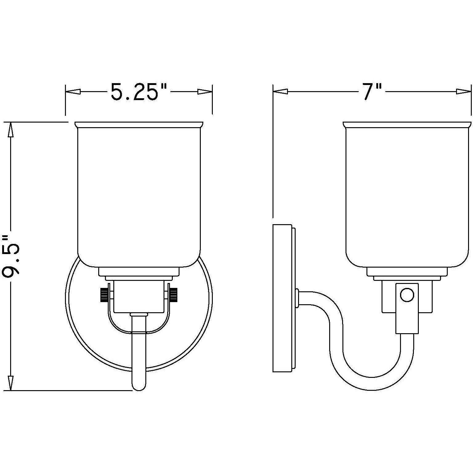 Kinsley 1 Light 5.25 inch Matte Black Wall Sconce Wall Light