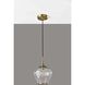 Bradford 1 Light 9 inch Antique Brass Pendant Ceiling Light