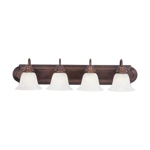 Essentials EE 4 Light 30 inch Polished Brass Bath Light Wall Light