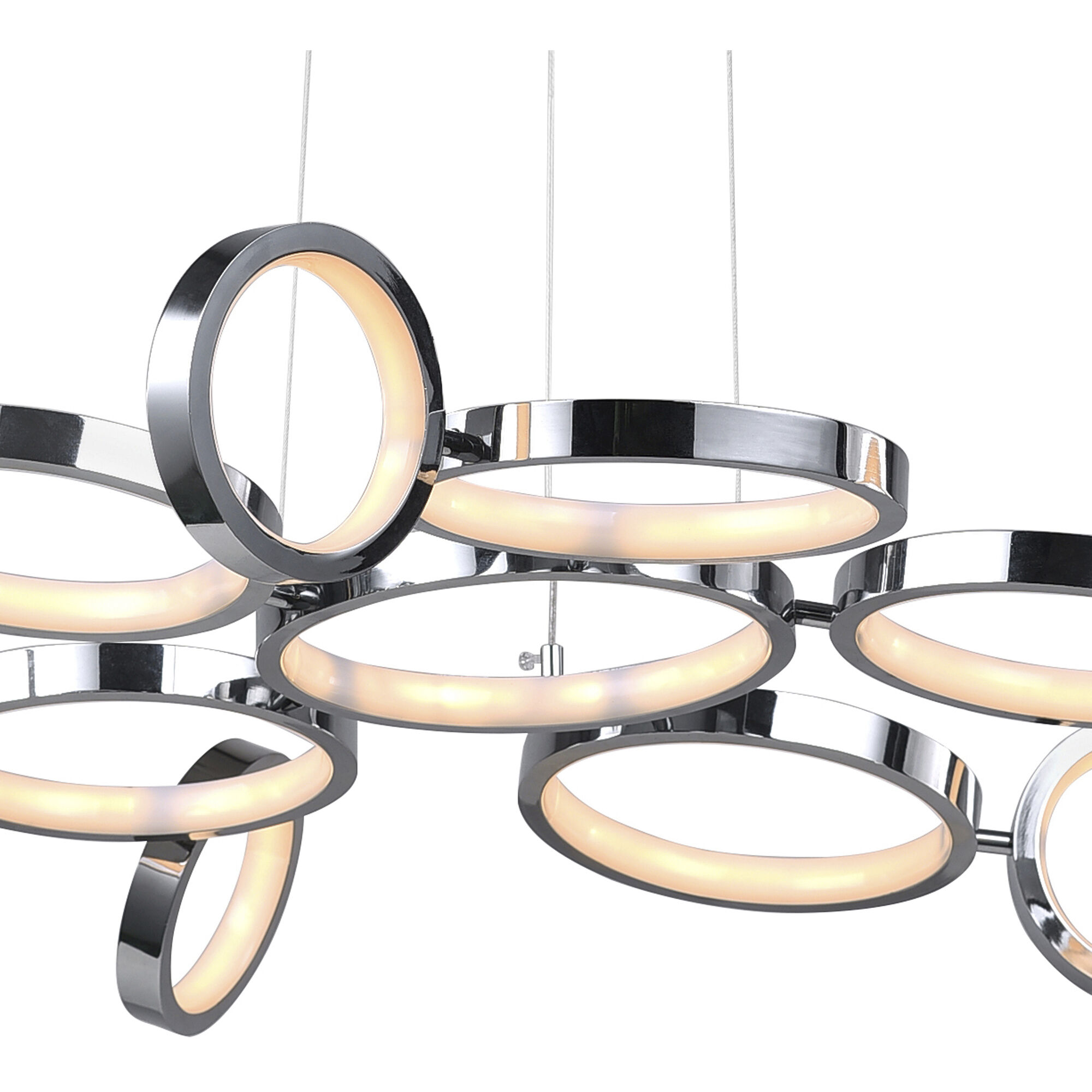 Colette LED 28 inch Chrome Chandelier Ceiling Light