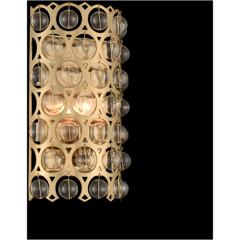 Vita 1 Light 7 inch Brushed Champagne Gold Wall Sconce Wall Light