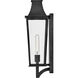 Coastal Elements Georgetown 1 Light 21.75 inch Black Outdoor Wall Mount