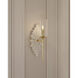 Benthos 1 Light 6 inch Brass Bath Sconce Wall Light