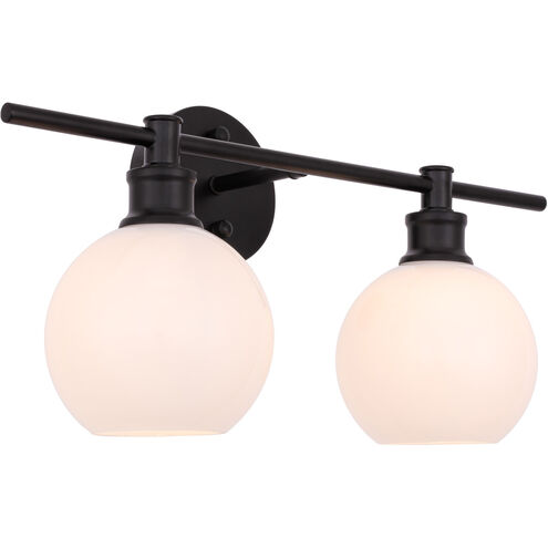 Syracuse 2 Light 19 inch Black Wall sconce Wall Light