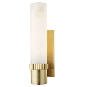 Argon LED 4.25 inch Aged Brass ADA Wall Sconce Wall Light