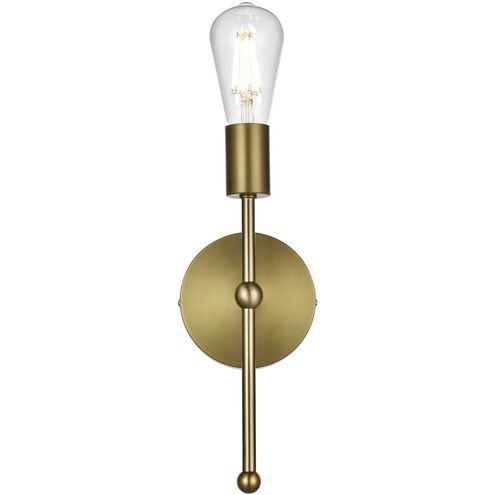 Keely 1 Light 5 inch Satin Gold Bath Sconce Wall Light