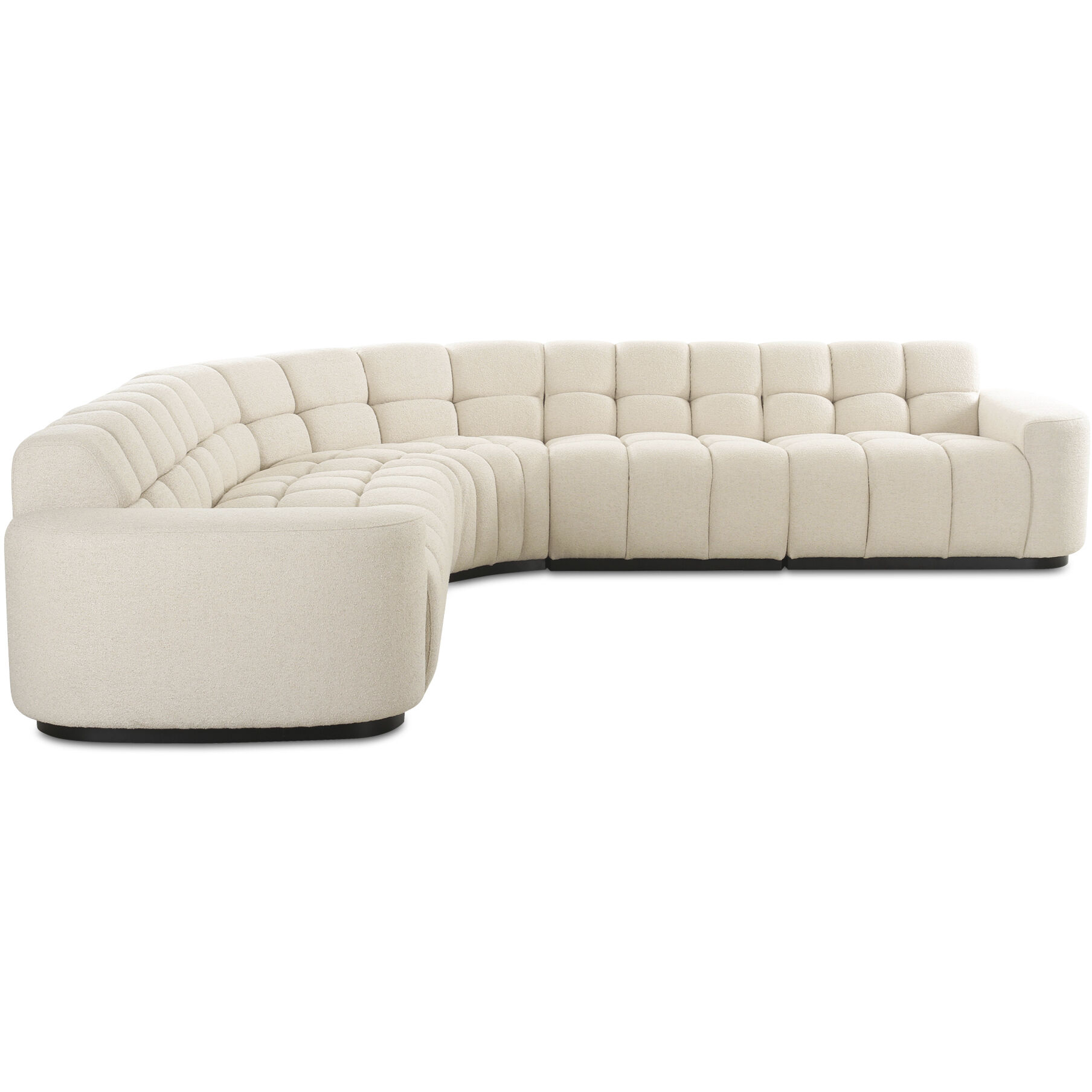 Roman Beige L-Shaped Sectional