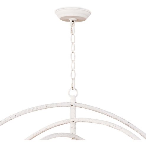 Sail 4 Light 35 inch White Chandelier Ceiling Light