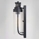 Lawton Textured Black Outdoor Motion Sensor